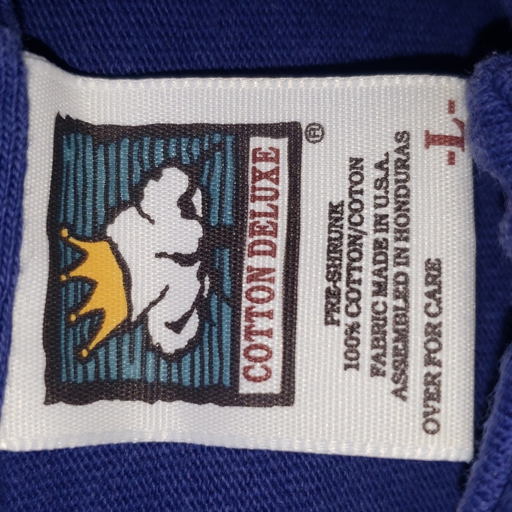 Hollywood Park 2001 California Gold Rush Embroidered Blue Polo Large + Pin - Picture 4 of 6